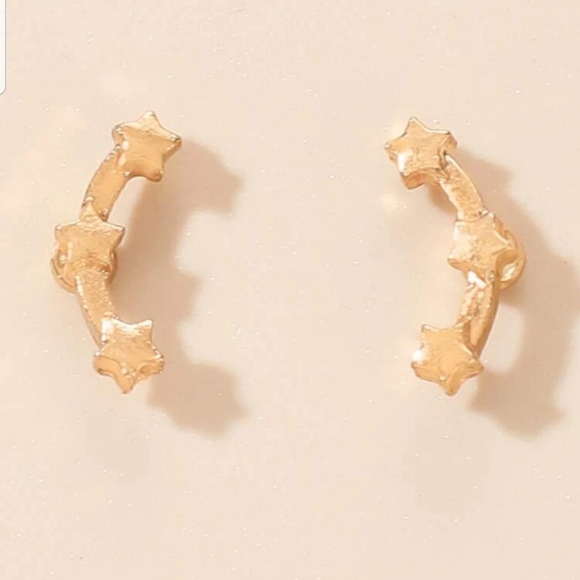 *Jocelyn* Star Crawler Earrings - Picture 2 of 4